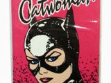 Catwoman Birthday Card Catwoman Invitations 8 Vintage Invites Cards Birthday