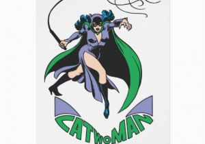 Catwoman Birthday Card Catwoman Logo Green Greeting Card Zazzle