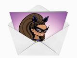 Catwoman Birthday Card J9751 Jumbo Funny Birthday Card Catwoman with Matching