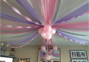 Ceiling Decorations for Birthday Party Ceiling Decoration Using Plastic Tablecloths Streamers
