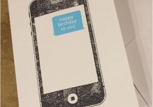 Cell Phone Birthday Cards Cell Phone Happy Birthday Card Birthday Card for by