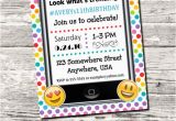 Cell Phone Birthday Invitations Emoji Cell Phone Trending Birthday Party Invitation