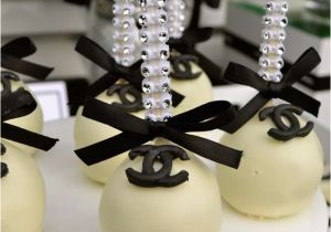 Chanel Birthday Decorations 40th Birthday Party Chanel theme Ideas