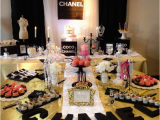 Chanel Birthday Decorations Chanel Birthday Party Ideas Photo 1 Of 5 Catch My Party