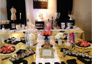 Chanel Birthday Decorations Chanel Birthday Party Ideas Photo 1 Of 5 Catch My Party