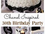 Chanel Birthday Decorations Chanel Inspired 30th Birthday Party