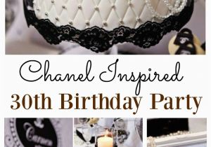 Chanel Birthday Decorations Chanel Inspired 30th Birthday Party