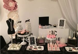 Chanel Birthday Decorations Chanel Inspired Birthday Party Birthday Party Ideas themes