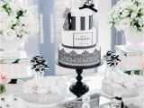 Chanel Birthday Decorations Kara 39 S Party Ideas Chanel Inspired 30th Birthday Party