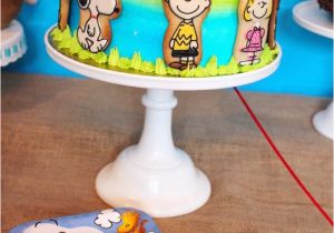 Charlie Brown Birthday Decorations Kara 39 S Party Ideas Peanuts Charlie Brown Birthday Party