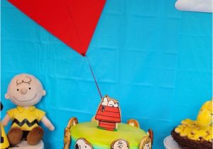 Charlie Brown Birthday Decorations Kara 39 S Party Ideas Peanuts Charlie Brown Birthday Party