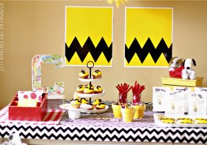 Charlie Brown Birthday Decorations Larissa Another Day A Charlie Brown Birthday Party