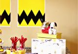 Charlie Brown Birthday Decorations Larissa Another Day A Charlie Brown Birthday Party