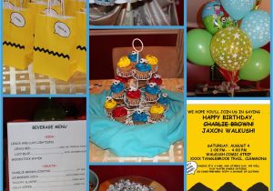 Charlie Brown Birthday Decorations the Harris Sisters Charlie Brown Birthday Party