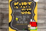 Charlie Brown Birthday Invitations Charlie Brown Birthday Invitation Snoopy Birthday Invitation