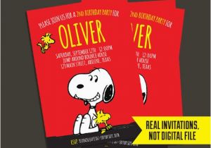 Charlie Brown Birthday Invitations Snoopy Invitation Snoopy Birthday