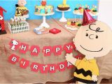 Charlie Brown Birthday Party Decorations Kara 39 S Party Ideas Peanuts Charlie Brown Birthday Party