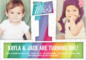 Cheap 1st Birthday Invitations Discount 1st Birthday Invitations for Twins Shutterfly