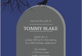 Cheap 40th Birthday Invitations 40th Birthday Invitation Halloween orderecigsjuice Info