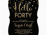 Cheap 40th Birthday Invitations the 25 Best Ideas About 40th Birthday Invitations On