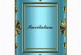 Cheap 50th Birthday Invitations Cheap Birthday Party Invitation Elegant Blue 5 Quot X 7