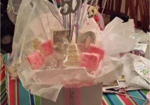 Cheap 50th Birthday Party Decorations 50th Birthday Centerpiece with Chocolate Lollipop Favors