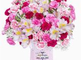 Cheap Birthday Flowers for Delivery Birthday Card Vase Gift