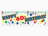 Cheap Happy Birthday Banners Happy 60th Birthday Sign Banner Partycheap
