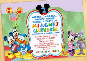 Cheap Mickey Mouse Birthday Invitations Mickey Mouse Invitation Template Free Download Joy