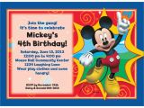 Cheap Mickey Mouse Birthday Invitations Mickey Mouse Personalized Invitation Each Discount