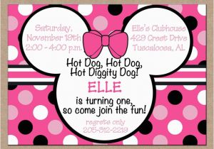 Cheap Minnie Mouse Birthday Invitations 17 Best Ideas About Minnie Mouse Birthday Invitations On