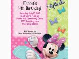 Cheap Minnie Mouse Birthday Invitations Minnie Mouse Personalized Invitation Each Discount