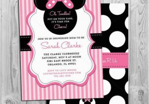 Cheap Minnie Mouse Birthday Invitations Nice Decoration Baby Minnie Mouse Shower Invitations