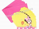 Cheap Minnie Mouse Birthday Invitations Popular Minnie Mouse Invitations Buy Cheap Minnie Mouse