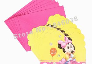 Cheap Minnie Mouse Birthday Invitations Popular Minnie Mouse Invitations Buy Cheap Minnie Mouse