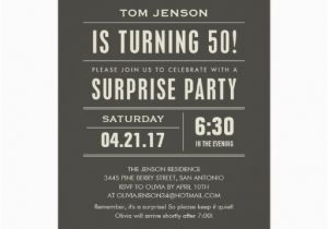 Cheap Surprise Birthday Invitations Surprise 50th Birthday Party Invitations 5 Quot X 7