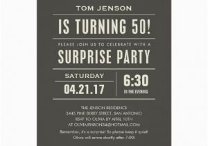 Cheap Surprise Birthday Invitations Surprise 50th Birthday Party Invitations 5 Quot X 7