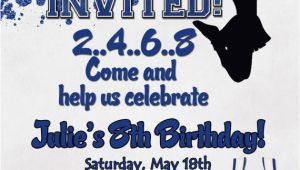 Cheerleading Birthday Invitations Cheerleading Birthday Party Invitation