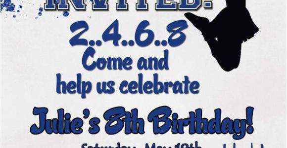 Cheerleading Birthday Invitations Cheerleading Birthday Party Invitation