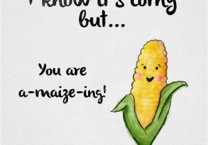 Cheesy Happy Birthday Quotes I Know It 39 S Corny but You are A Maize Ing Food Puns