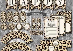 Cheetah Birthday Decorations Diy Leopard Print Cheetah Print Birthday Party Decorations