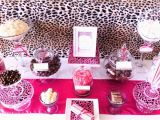 Cheetah Birthday Party Decorations Brown Pink Cheetah Print Birthday Party Ideas Photo 2