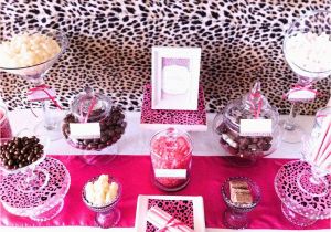 Cheetah Birthday Party Decorations Brown Pink Cheetah Print Birthday Party Ideas Photo 2