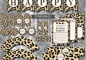 Cheetah Birthday Party Decorations Diy Leopard Print Cheetah Print Birthday Party Decorations