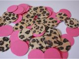 Cheetah Birthday Party Decorations Leopard Cheetah Hot Pink Confetti Perfect for Your Party