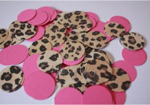 Cheetah Birthday Party Decorations Leopard Cheetah Hot Pink Confetti Perfect for Your Party