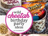 Cheetah Birthday Party Decorations Super Simple Cheetah Birthday Party Ideas Overstuffed