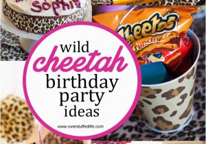 Cheetah Birthday Party Decorations Super Simple Cheetah Birthday Party Ideas Overstuffed