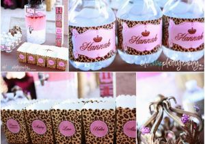 Cheetah Print Birthday Decorations A to Zebra Celebrations Leopard Princess Party