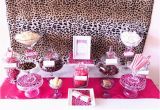 Cheetah Print Birthday Decorations Brown Pink Cheetah Print Birthday Party Ideas Cheetah